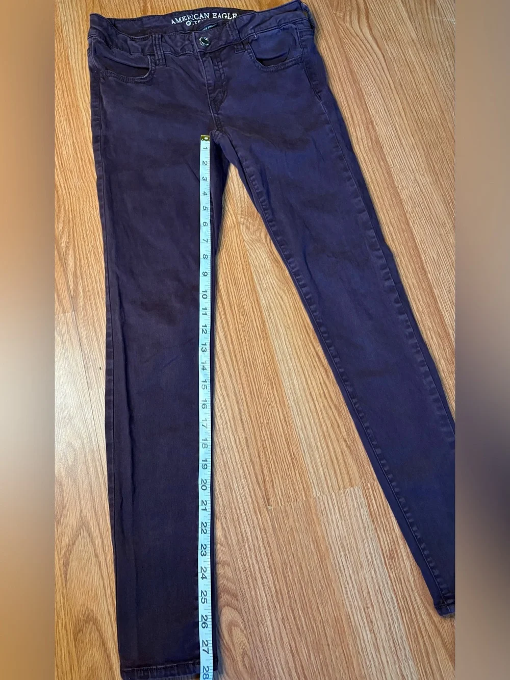 American Eagle Outfitters Women’s Skinny Jeans in Dark Purple